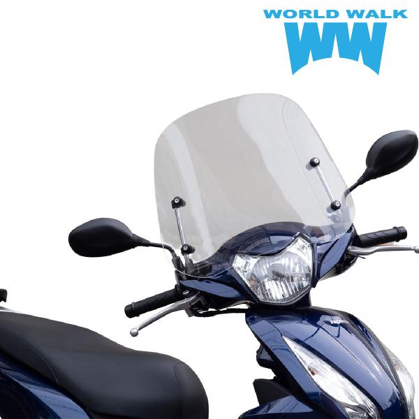 1年保証付き 汎用 原付スクリーン ホンダ ディオ125 ディオ110 DIO125 DIO110