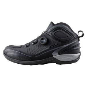 ★新品 elf (エルフ) EL016 シンテーゼ ライディングシューズ ブラック 26.0cm 正...