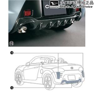 LA400K系コペン 15.リヤロアガーニッシュ 08412-K2030 COPEN DAIHATSU｜bikebuhin