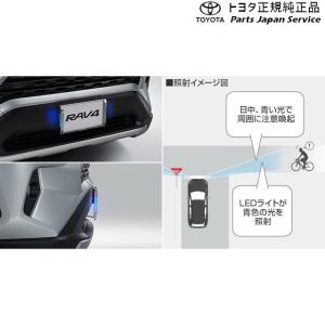 50系ラブフォー LEDサイドライト(ナンバーフレーム付)(設定2) トヨタ MXAA54 MXAA52 AXAH54 AXAH52 50rav4 TOYOTA｜bikebuhin