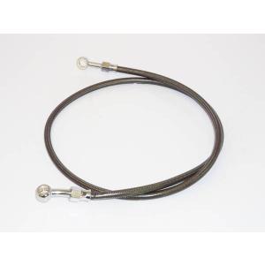 FTR223 ステンレスメッシュブレーキホース フロント スモーク