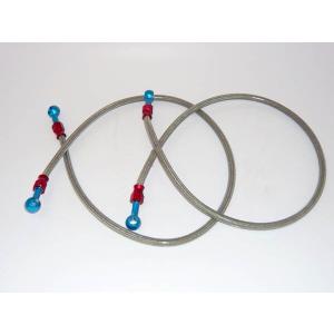 ライブディオZX AF35 ステンレスメッシュブレーキホース