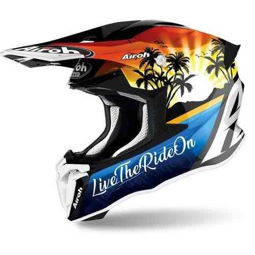 Airoh アイロー Twist 2.0 Lazyboy モトクロスヘルメット オフロードヘルメット...
