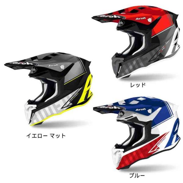 Airoh アイロー Twist 2.0 Tech モトクロスヘルメット オフロードヘルメット ライ...