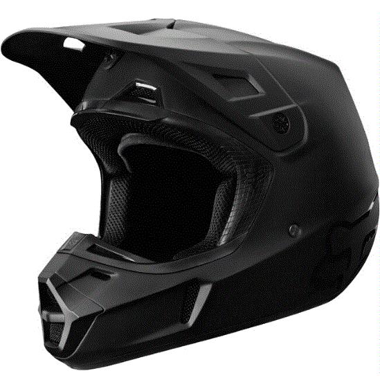FOX フォックス V2 MATTE BLACK オフロードヘルメット モトクロスヘルメット バイク...