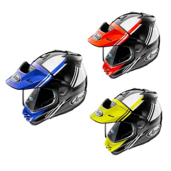 Arai アライ Tour-X5 Cosmic Motocross Helmet シールド付きオフロ...