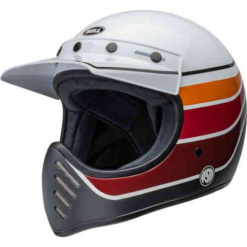 Bell ベル Moto-3 RSD Saddleback Motocross Helmet オフロ...