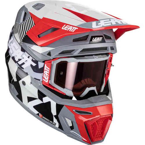 Leatt リアット 8.5 Forge 2024 Motocross Helmet with Go...