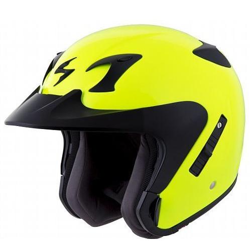 Scorpion スコーピオン EXO-CT220 Hi Viz Helmet年 ジェットヘルメット...