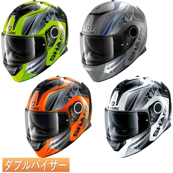 ＼全品5%+1000円★4/28(日)限定／【ダブルバイザー】Shark Spartan Karke...