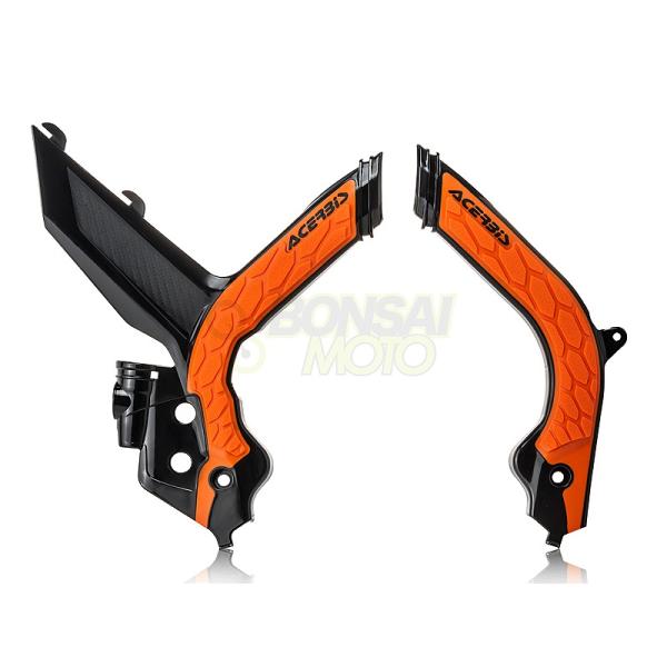 ACERBIS アチェルビス 0024009 Xグリップ フレームプロテクター ブラック/オレンジ ...