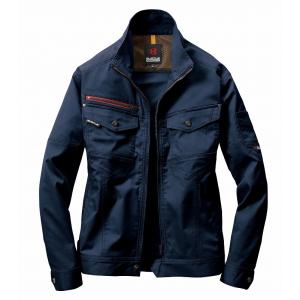 ミドリ安全 ベルデクセル 静電防水防寒ブルゾン ネイビー×ブラック L