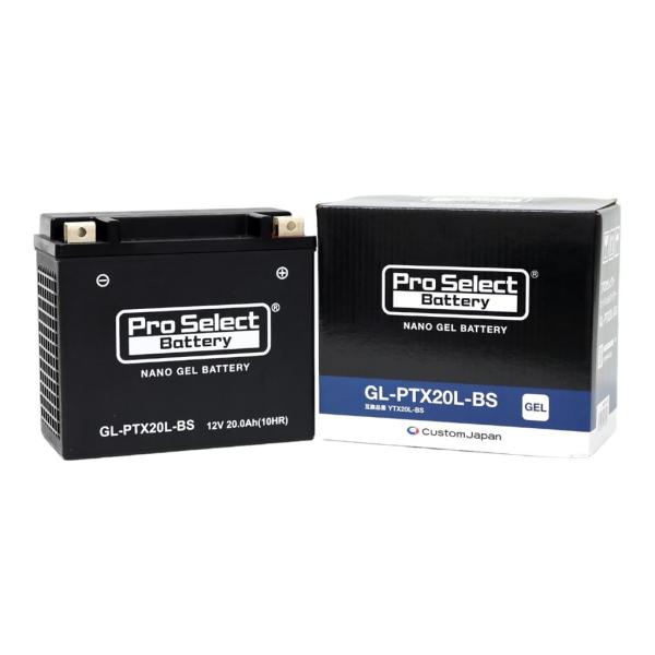 プロセレクト PSB110 GL-PTX20L-BS ナノ・ジェルバッテリー(YTX20L-BS互換...