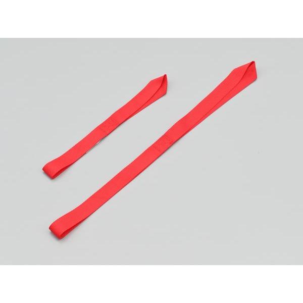 デイトナ 42151 ソフトサブベルト レッド 長さ300mm/幅25mm 2本入り バイク 固定 ...