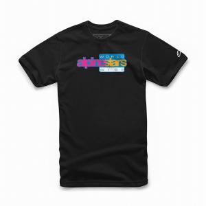 アルパインスターズ 1232-72236-10-M ワールドワイドアゲイン Tシャツ ブラック Mサイズ バイク 夏 半袖の商品画像