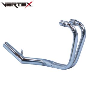 SUZUKI GSX250E ザリ 【響】 サイドクロス管 二重加工 マフラー メッキ