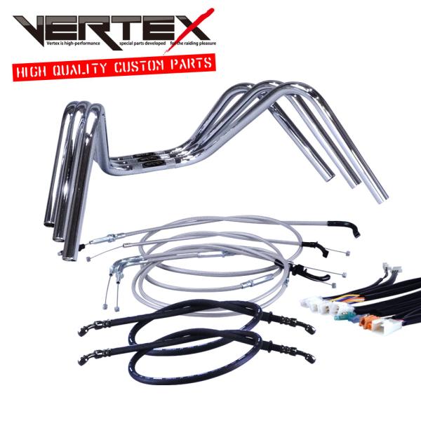 エイプ50 アップハンドル しぼりアップハンドル セット 絞りアップハン ワイヤー ミニシボリ ハン...