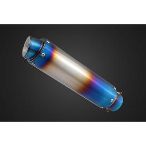 Kファクトリー モトGPサイレンサー ラウンドS Stage2 SBL-B 前後焼き