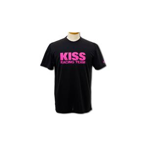 キス K1348B06 レーシングチーム Tシャツ KS-002 ブラック M ロゴT 半袖 速乾 ...