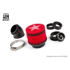 KN企画 S6-35015RE-KN STAGE6 エアフィルター レッド 2WAYタイプ 28/3...