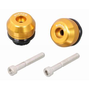 キタコ KITACO 506-1320970 バーエンドキャップ ゴールド φ31×21mm 左右1セット クロスカブ110 ダックス125 スーパーカブC125 CT125ハンターカブ