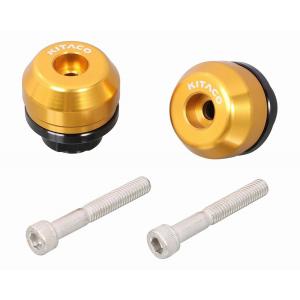 キタコ KITACO 506-1320970 バーエンドキャップ ゴールド φ31×21mm 左右1セット クロスカブ110 ダックス125 スーパーカブC125 CT125ハンターカブ｜bikeman2