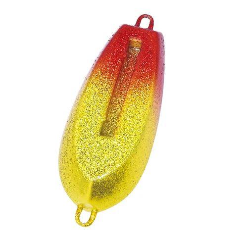 ルミカ 寄ってこい 光略カスタムシンカー 厚盛ラメ 30号 58mm アカキンマンゴー おもり オモ...