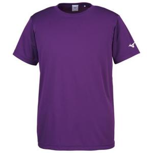 MIZUNO ミズノ 32JA8156 BS Tシャツ 半袖 袖口ロゴ ユニセックス インペパープル XLサイズの商品画像