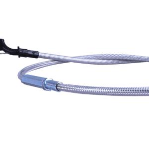 NSR50 (93-) クラッチワイヤー 10ｃｍロング メッシュ