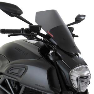 Power bronze パワーブロンズ 430-U185-019 ネイキッドスクリーン DUCATI DIAVEL STEALTH GRAY L.430｜bikeman2