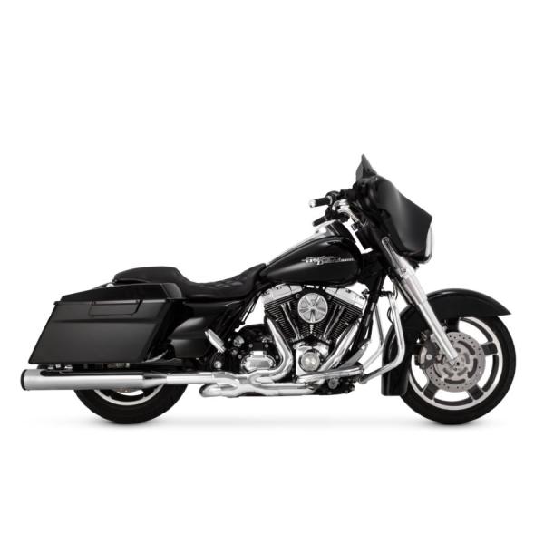 バンス&amp;ハインズ 16706 エリミネーター400 スリップオン クローム/ブラック トライク ツー...