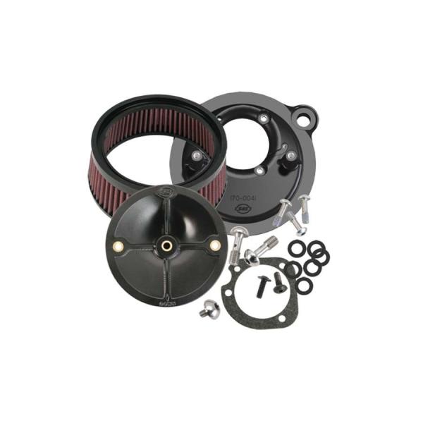S&amp;Sサイクル 170-0093 ステルスエアクリーナーキット カバーなし ブラック スポーツスター...