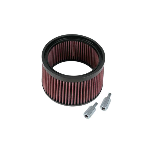 S&amp;Sサイクル 170-0127 ハイフローエアフィルターキット ステルスエアクリーナー レッド 1...