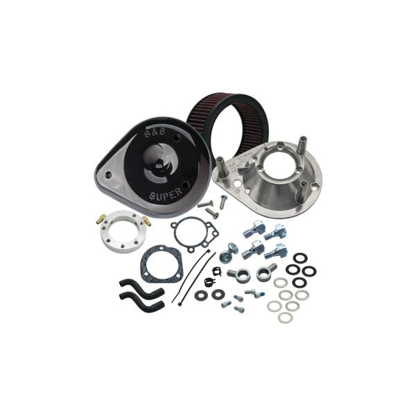 S&amp;Sサイクル 170-0181A クラシックティアドロップ エアクリーナーキット ツインカム(ケー...