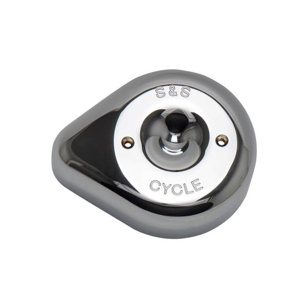 S&amp;Sサイクル 170-0530 ステルスエアクリーナー ティアドロップ カバー単体 クローム エン...