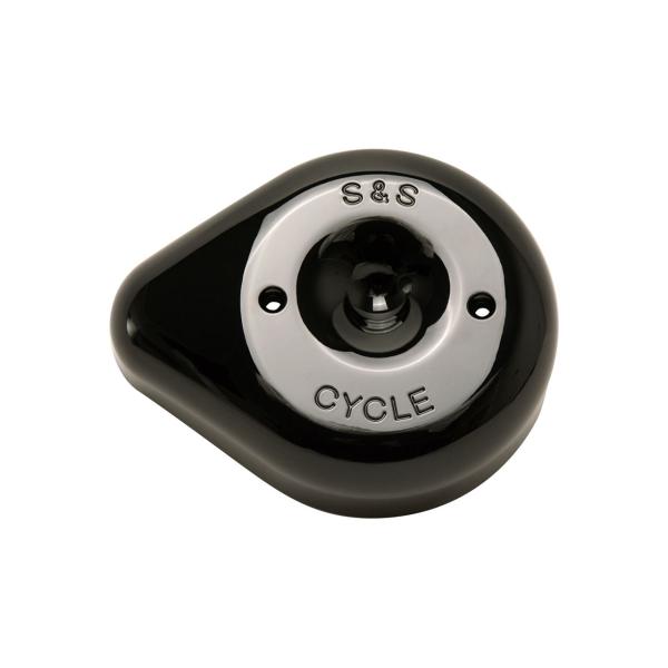 S&amp;Sサイクル 170-0531 ステルスエアクリーナー ティアドロップ カバー単体 グロスブラック...