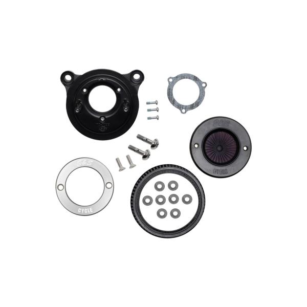 S&amp;Sサイクル 170-0716A エアスティンガーステルス エアクリーナー ツインカム/ケーブル2...