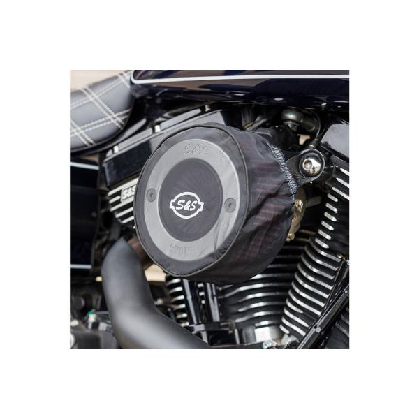 S&amp;Sサイクル 170-0748 プリフィルター リング用 エアスティンガーステルス ブラック レイ...