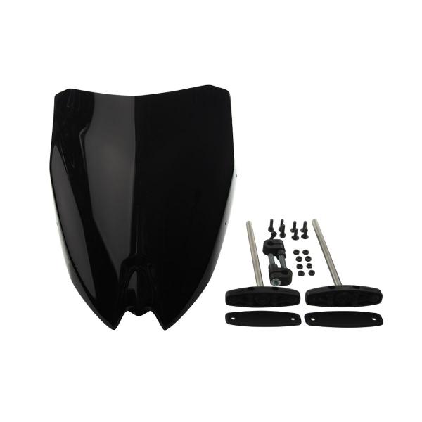 MRA スクリーン スポイラー ブラック 幅340×長さ325mm SV650 ABS 402506...