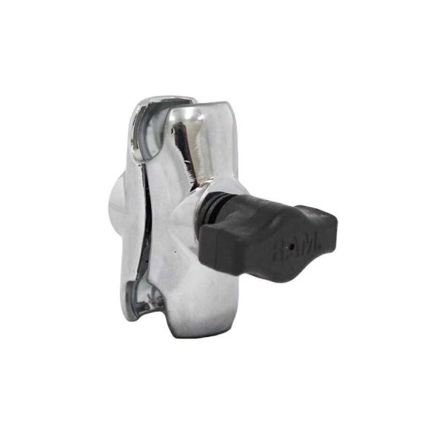 ラムマウント RAM-B-201-ACHU ショートアーム クローム 1インチボール 1個入り