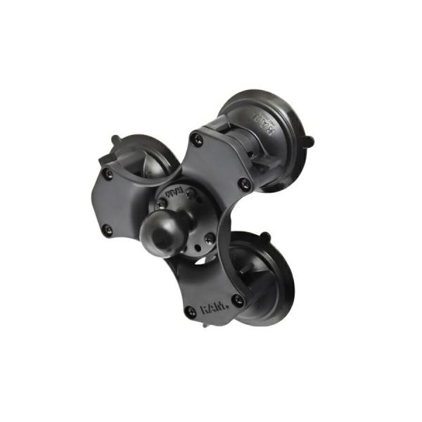 ラムマウント RAP-365-224-1U トリプルサクションベース ブラック 1.5インチボール ...