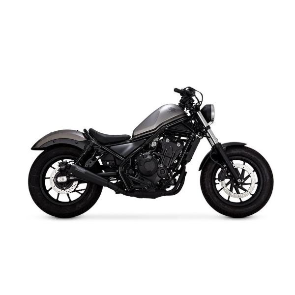 バンス&amp;ハインズ 48421 アップスウィープ スリップオン ブラック レブル250/500 マフラ...