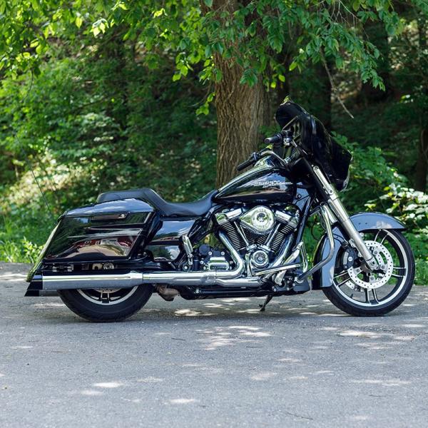 S&amp;Sサイクル 550-1011 スリップオン カットラス Mk45 クローム ツーリング マフラー...