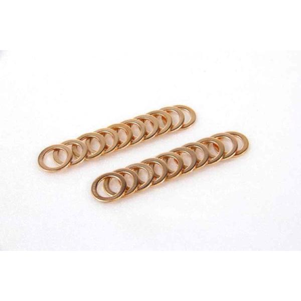 スウェッジライン ESP303 銅ワッシャー #3 φ10×1mm 20枚入 フィッティング ホース...