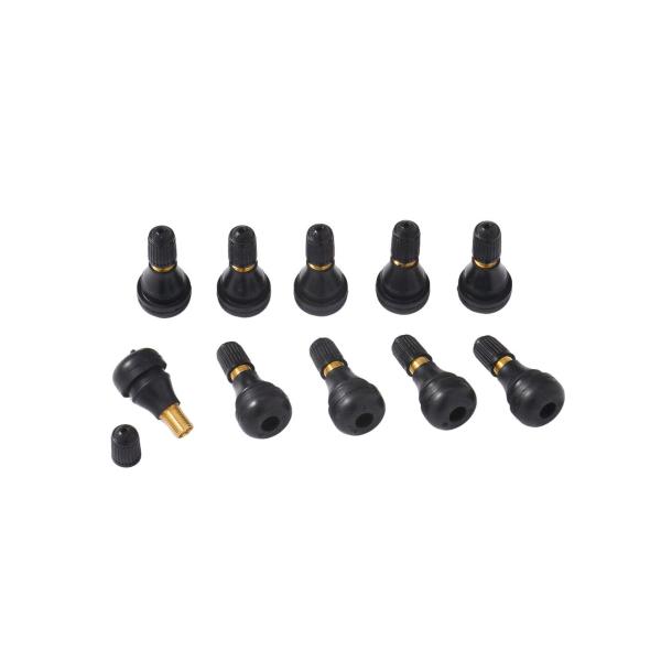 プロト PGR0051 チューブレスエアバルブ 直型 ストレート/ショート ブラック 33mm 10...