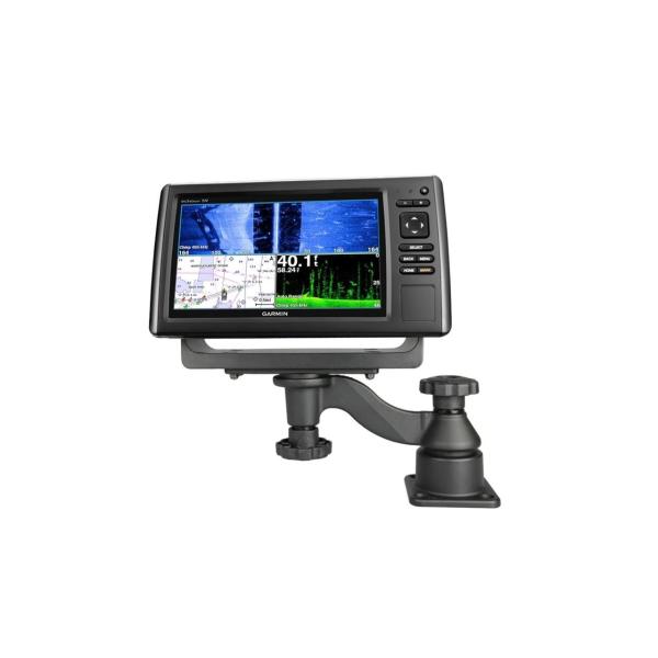 ラムマウント RAM-109HU 魚探マウント(M)セット スクエアベース スイング式 プレートサイ...