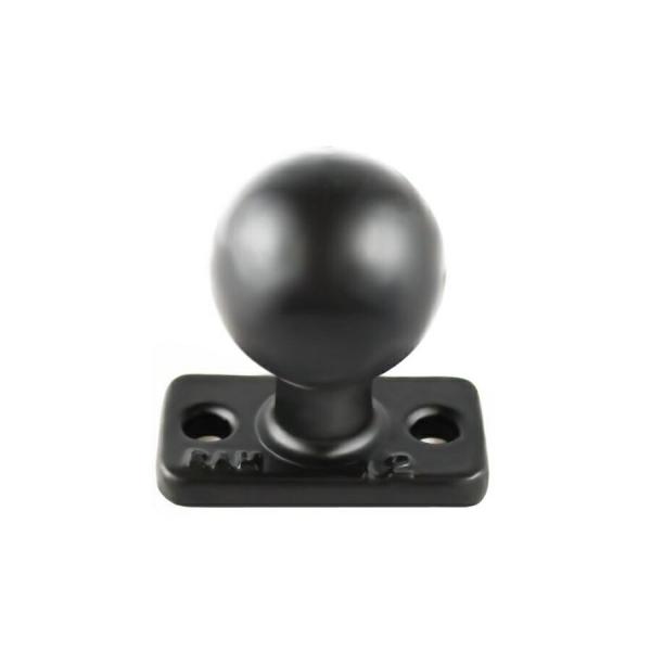 ラムマウント RAM-202U-12 スクエアベース 2穴P1.5inch ブラック 1.5インチボ...