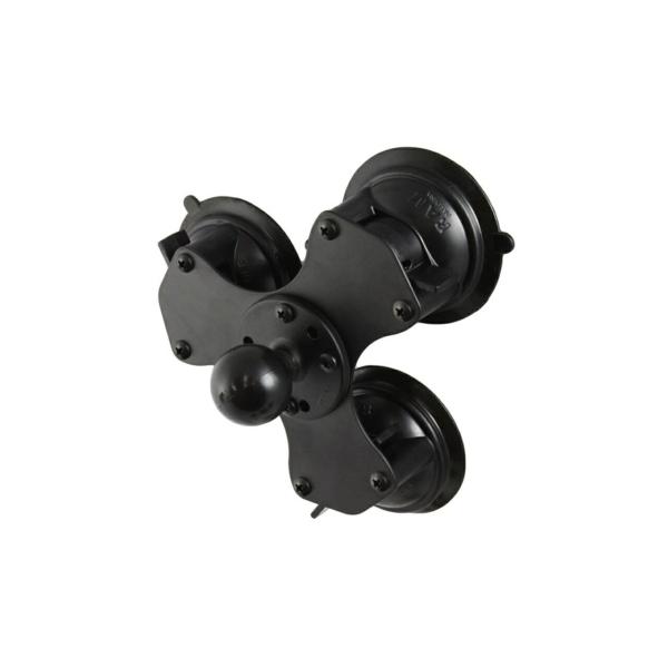 ラムマウント RAM-224-3U トリプルサクションベース ブラック 1.5インチボール 1個入り