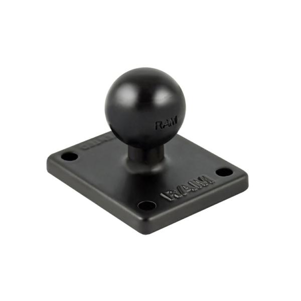 ラムマウント RAM-B-347U AMPSホールスクエアベース ブラック 1インチボール 1個入り