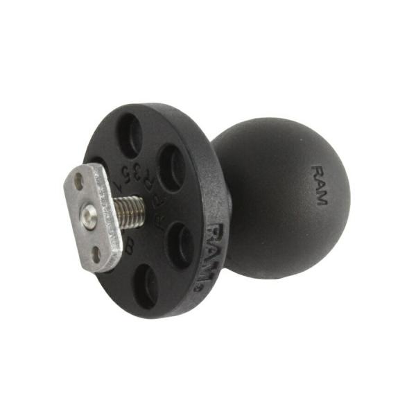 ラムマウント RAP-B-375U トラックボールベース(フラットパネル) ブラック 1インチボール...